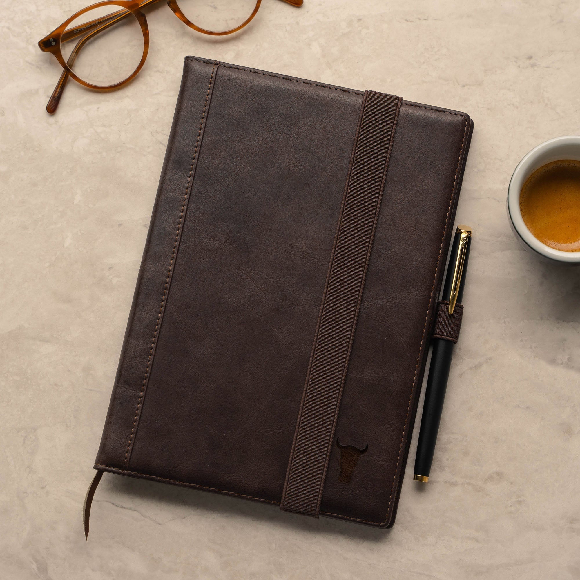 A4 / A5 Leather Notebook Cover (with Notebook Insert)