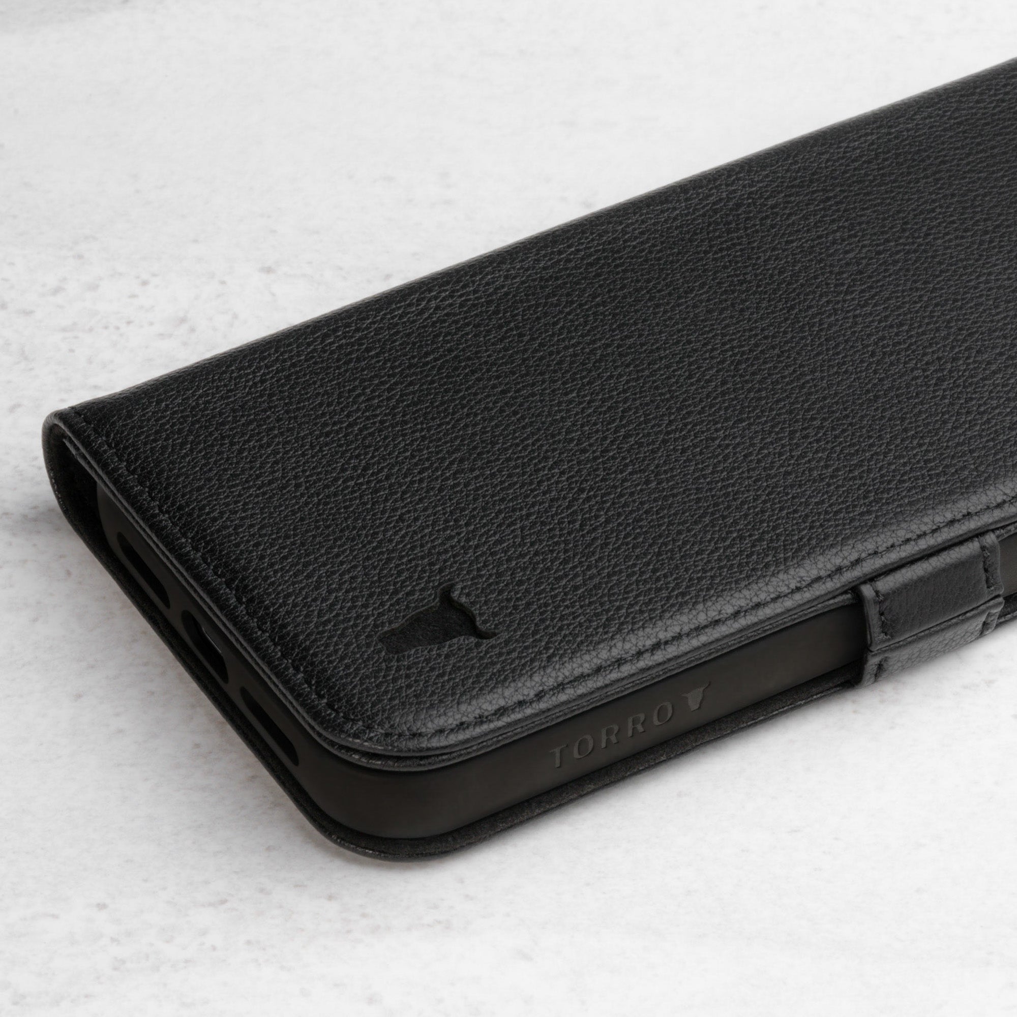 iPhone 14 Pro Leather Case (with stand function)