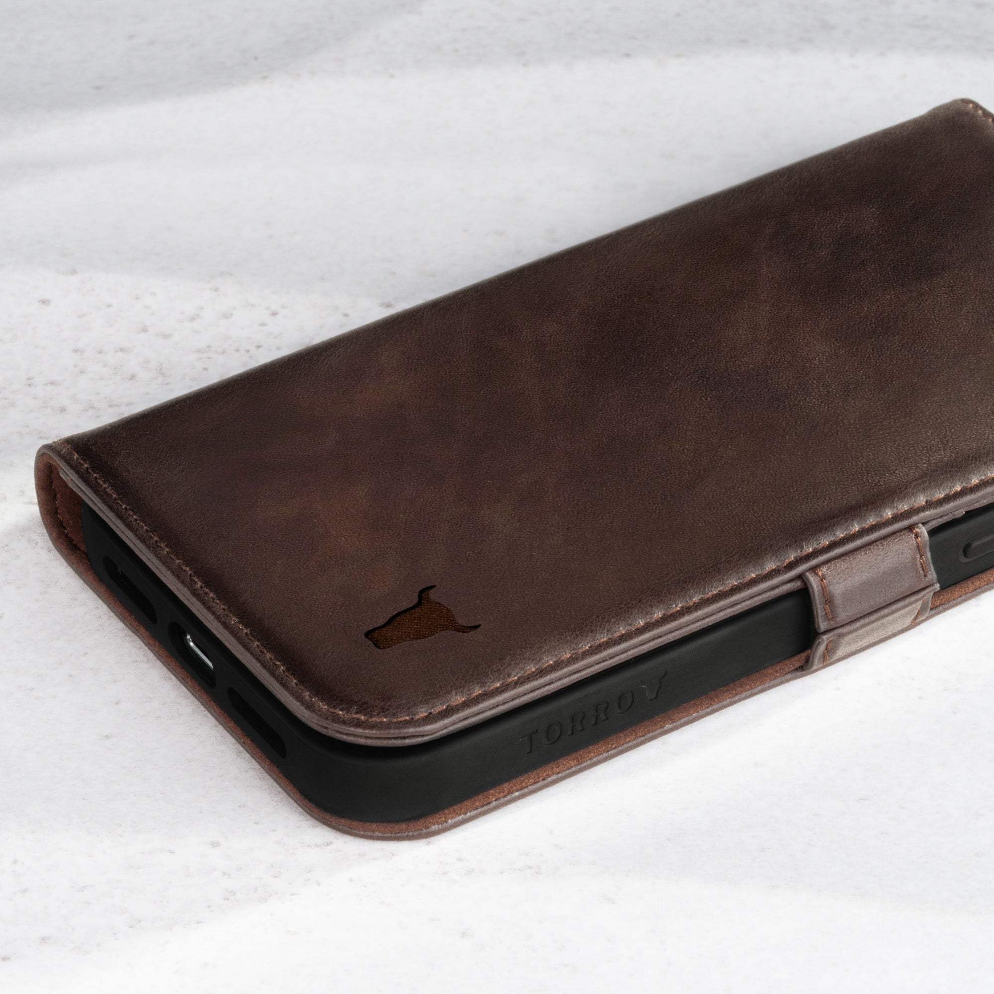 iPhone 14 Pro Leather Case (with stand function)