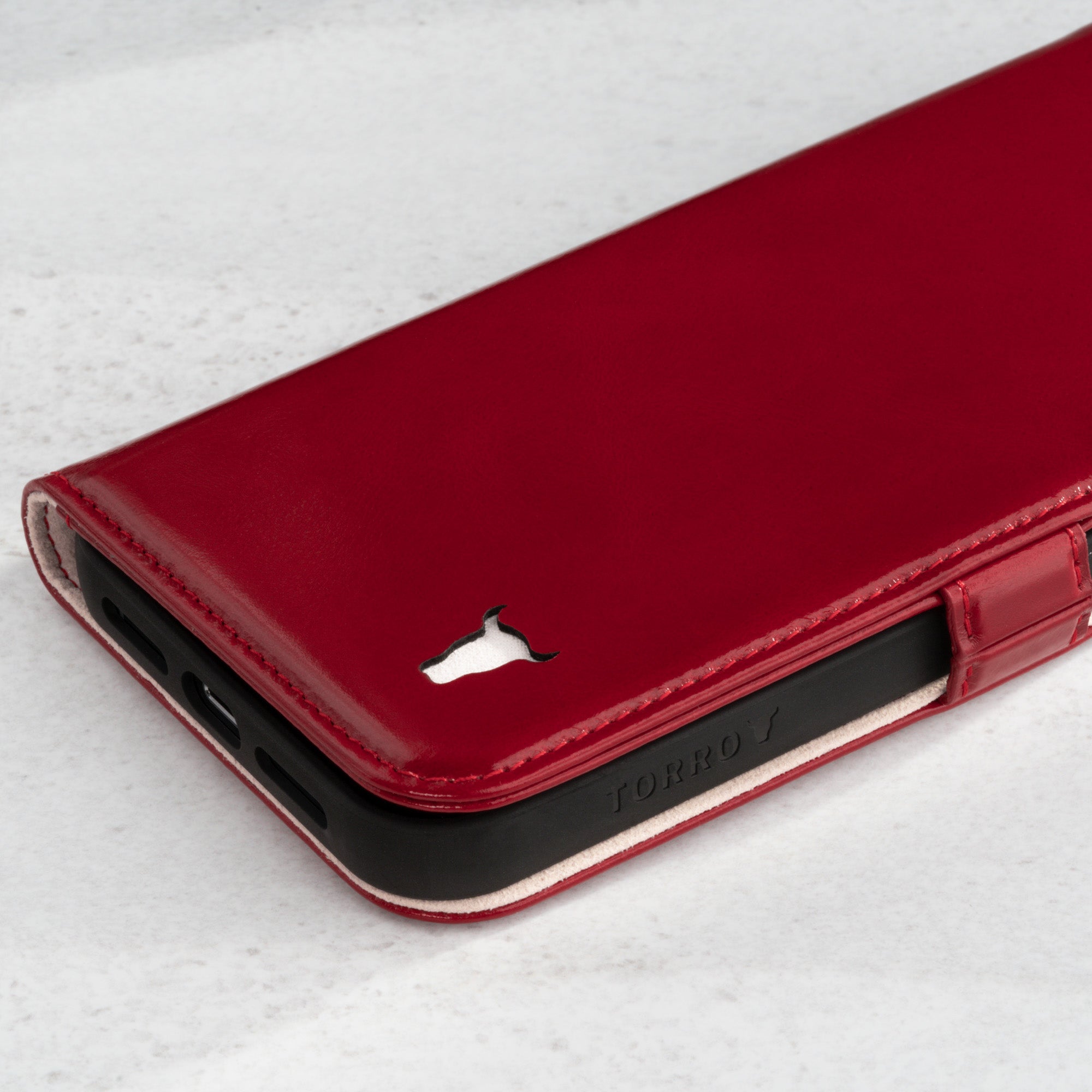 iPhone 14 Pro Leather Case (with stand function)