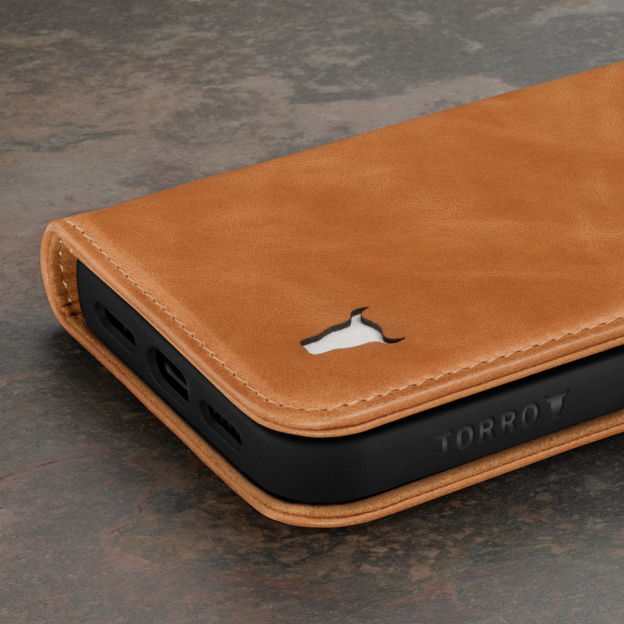 iPhone 15 Plus Leather Wallet Case (with Stand Function)
