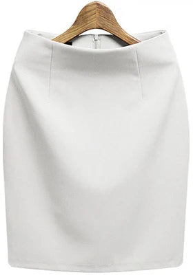 Spring Summer Office Lady Skirt Women 2020 Solid Slim Natural Waist Women Bodycon Skirts