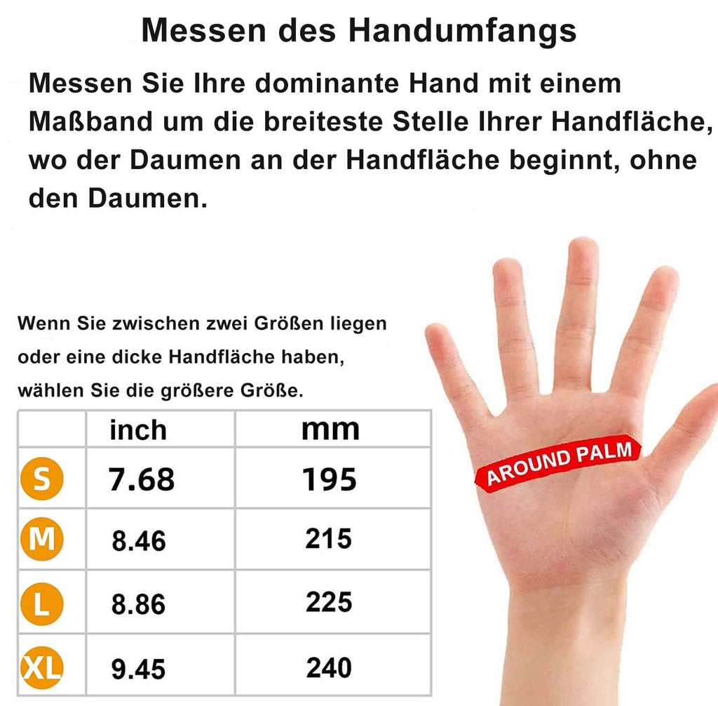 Ozero Leder Arbeitshandschuhe 7