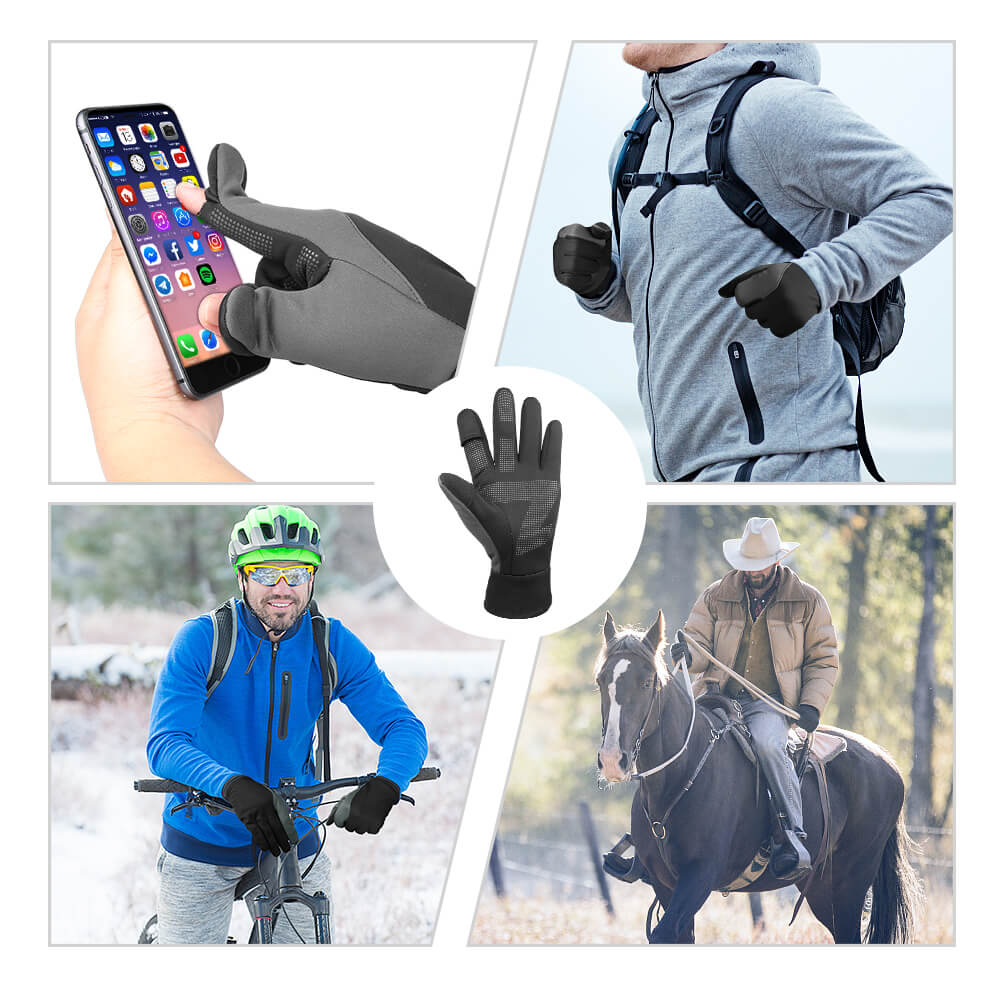 Touchscreen Fahrradhandschuhe für kaltes Wetter 7