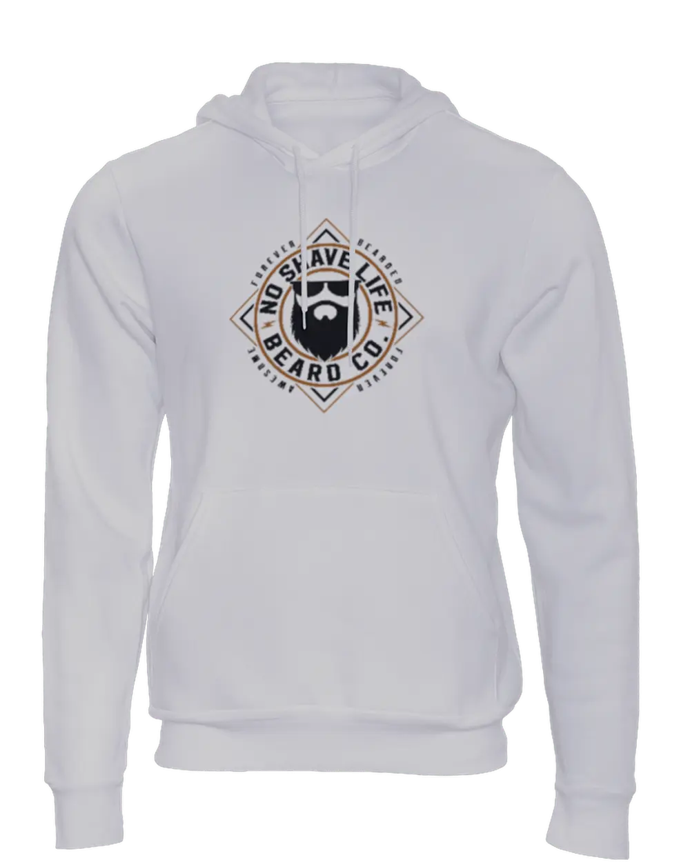 Forever Bearded NSL Grey Hoodie