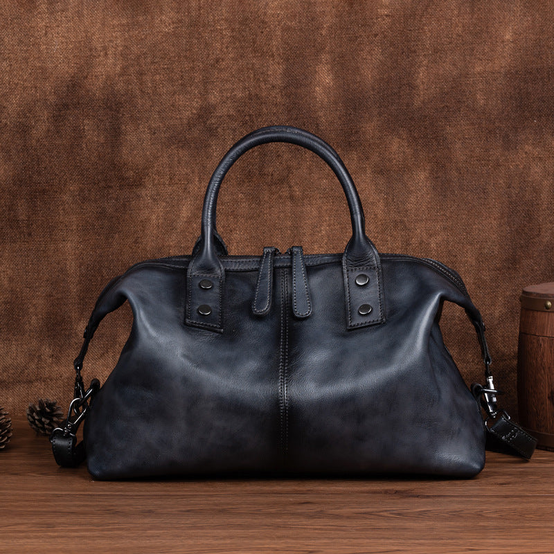 Vintage fashion large capacity bags handbag shoulder crossbody bag luxury handbag for woman genuine leather handbags ladies