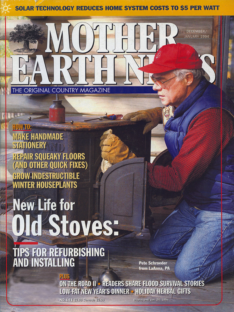 MOTHER EARTH NEWS MAGAZINE, DECEMBER 1993/JANUARY 1994