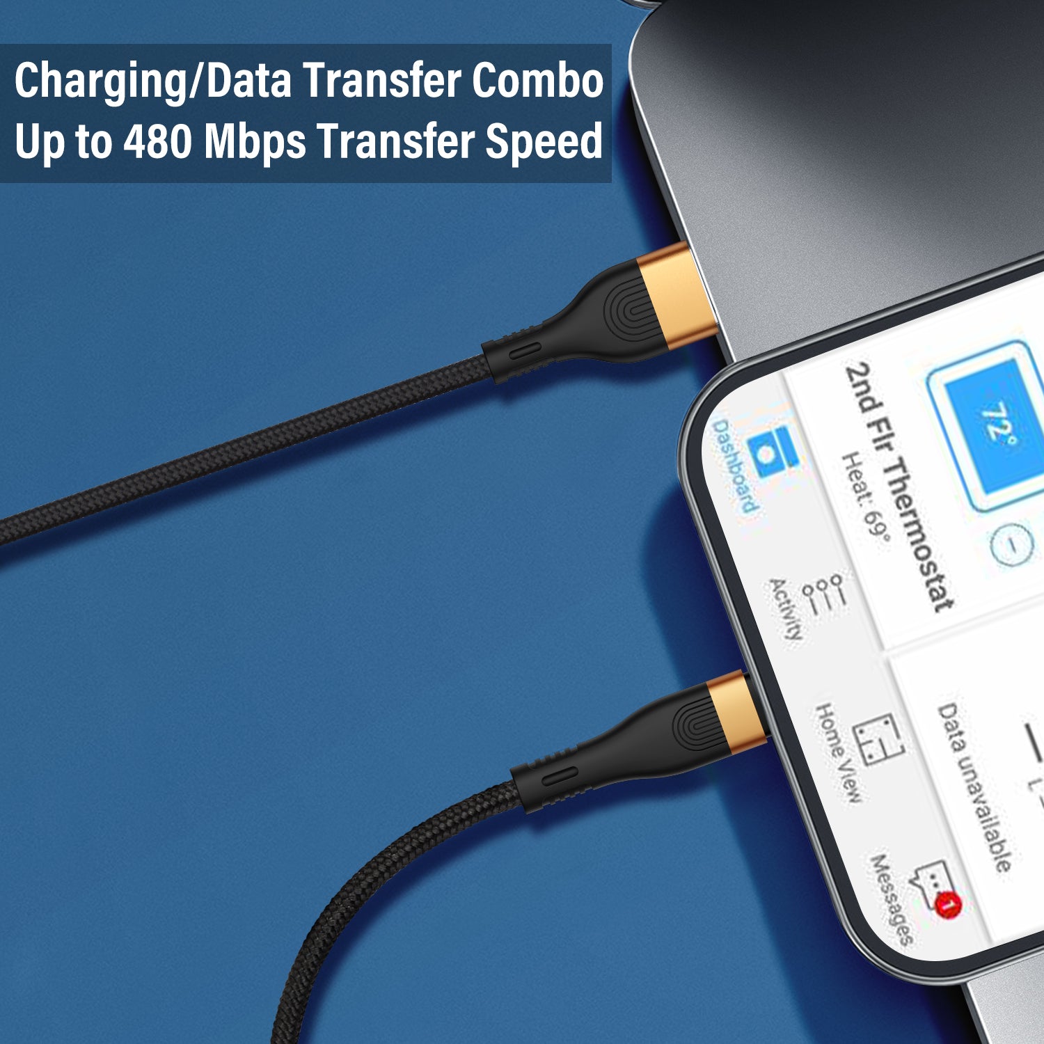 USB Type C Charge & Sync Cable, USB A to Type C Fast Charging Cable for Samsung