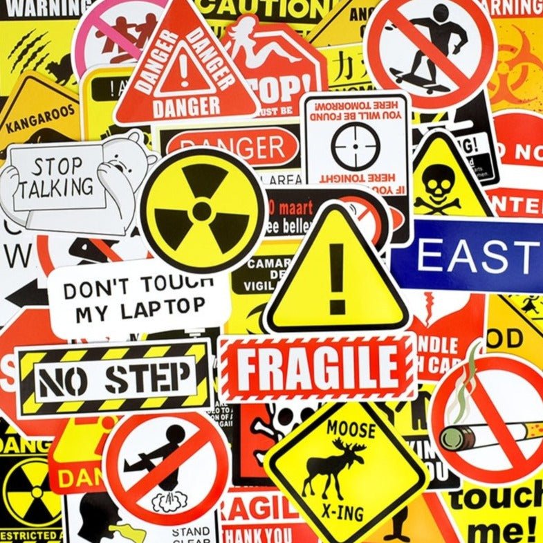 Car Rear Window Signs Graphics Warning Stickers