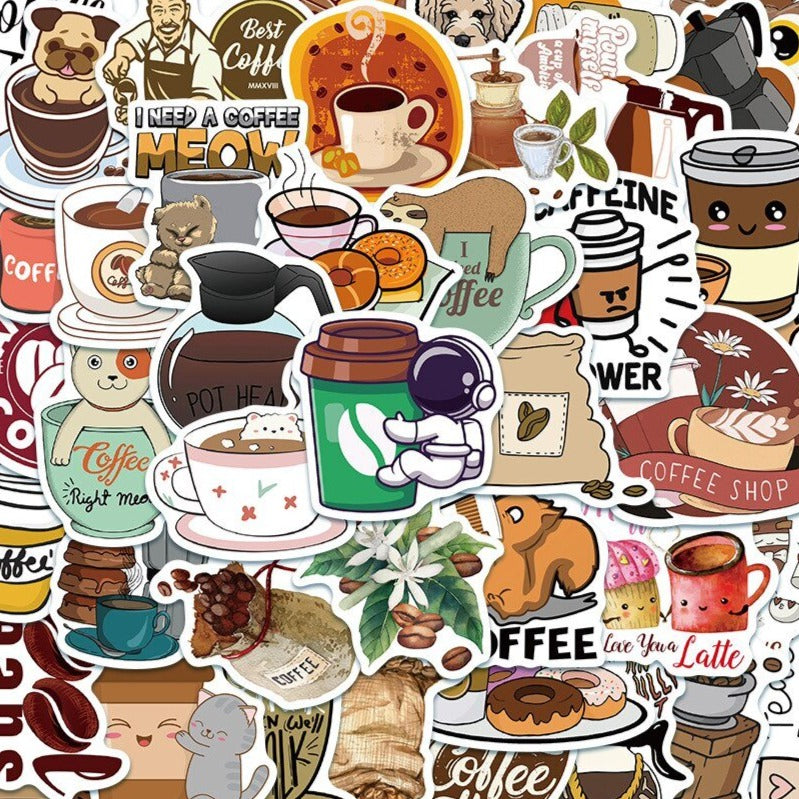 Cute Coffee Decal Stickers