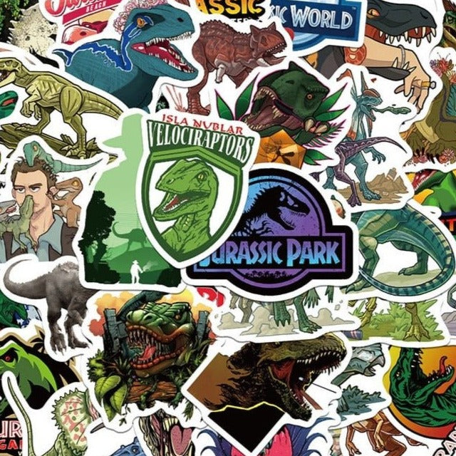 Dinosaurs Jurassic Park Movie Stickers