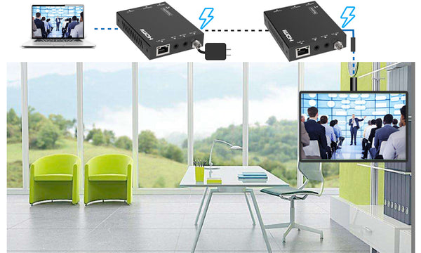 4K HDMI Extender over CAT6 Cable IR Transmission 70m power over cable-BUNGPUNG