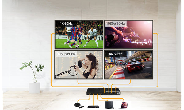 4K HDMI Matrix Switcher 4x4 EDID Management-BUNGPUNG