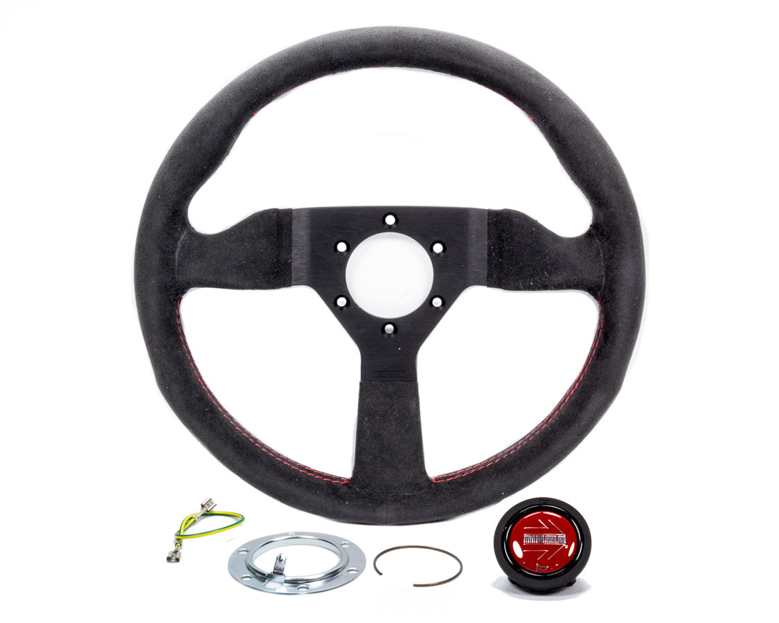 Monte Carlo 350 Steering Wheel Leather Red Stitch