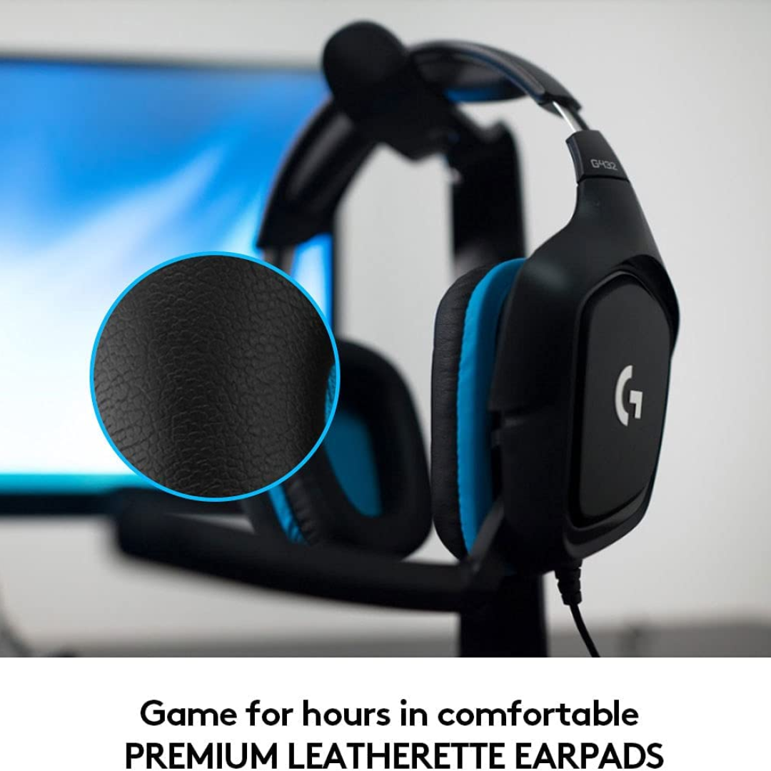 Logitech G432 Wired Gaming Headset, 7.1 Surround Sound