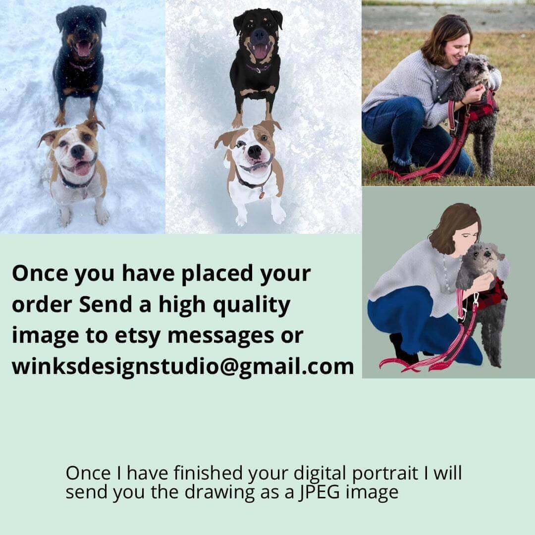 Personalized Pet Portrait From Photo