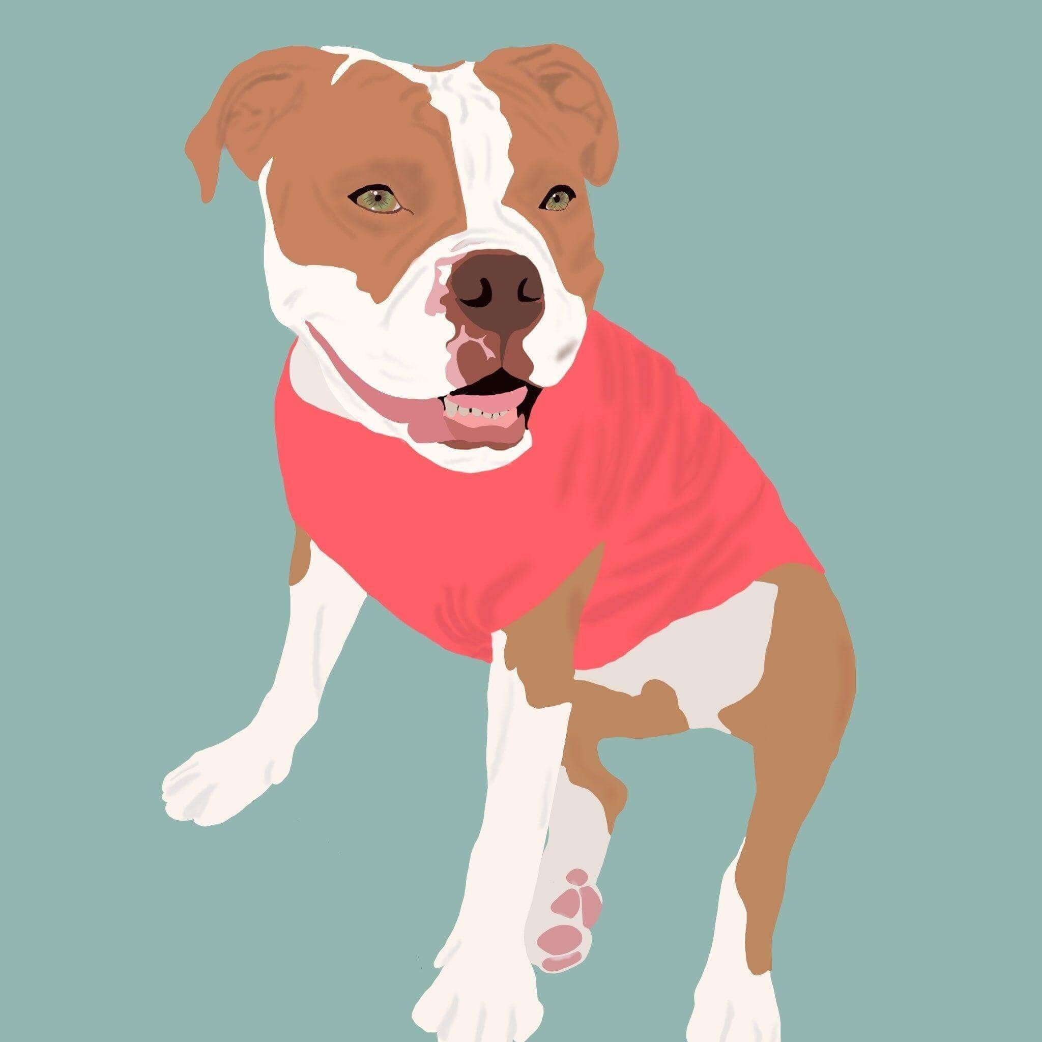 Personalized Pet Portrait From Photo