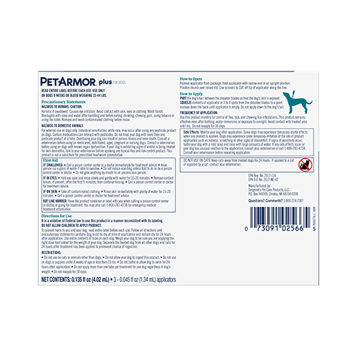 PetArmor? Plus Flea & Tick Topical for Dogs