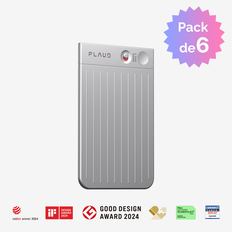 PLAUD NOTE | Pack de 6
