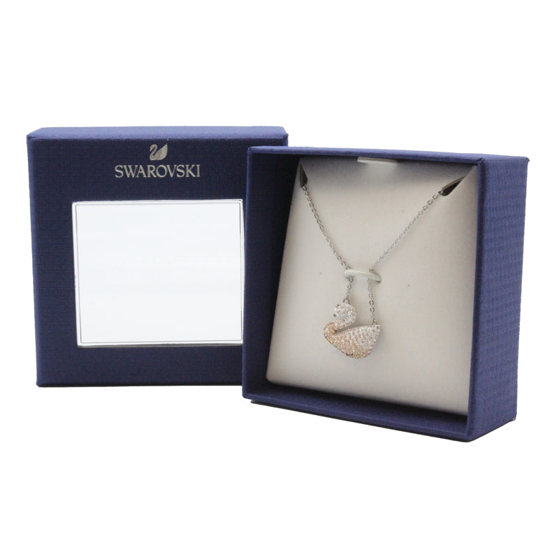 Swarovski Iconic Swan Collection Silver Medium Necklace