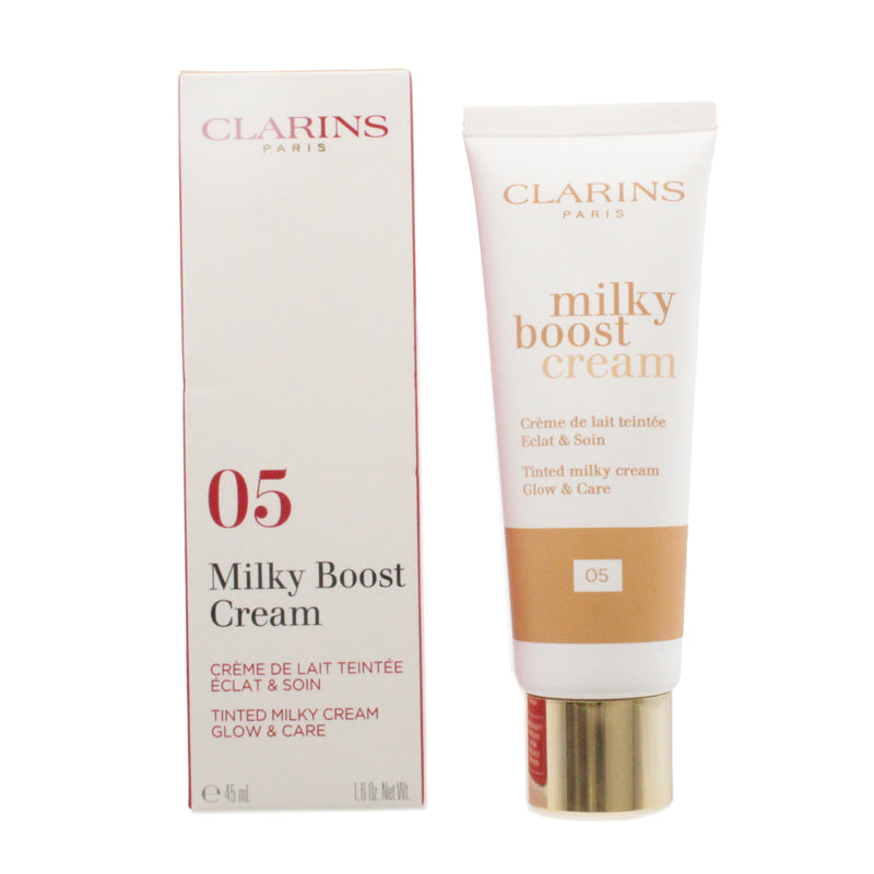 Clarins Milky Boost Cream Tinted Glow & Care 05 45ml (Blemished Box)