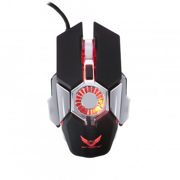 Mf Product Strike 0593 RGB Wired Fan Gaming Mouse Black