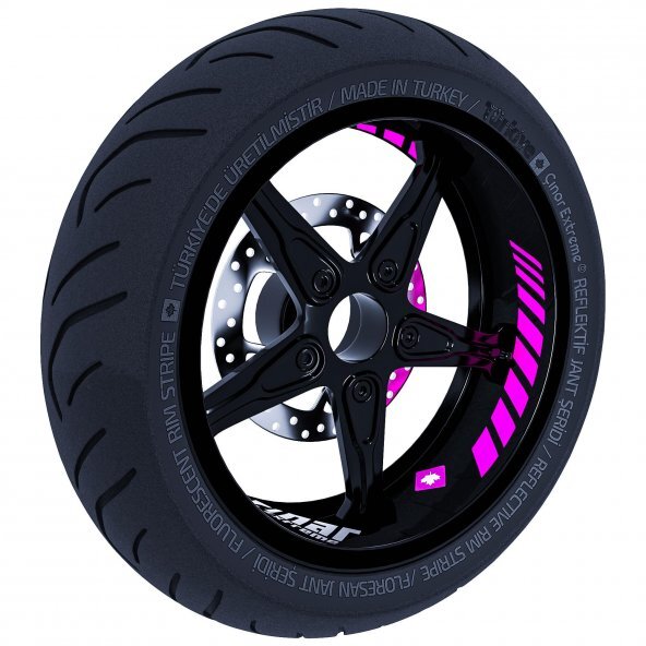 Gp Racing Rose Pink Inner Rim Strip Sticker ??nar Extreme