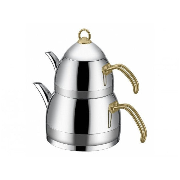 Tac Festa Induction Base Family Size Teapot Gold