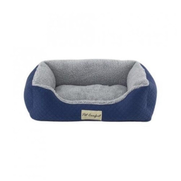 Pet Comfort Bravo Duo Cat And Dog Bed Blue/gray Plush S 55X45Cm