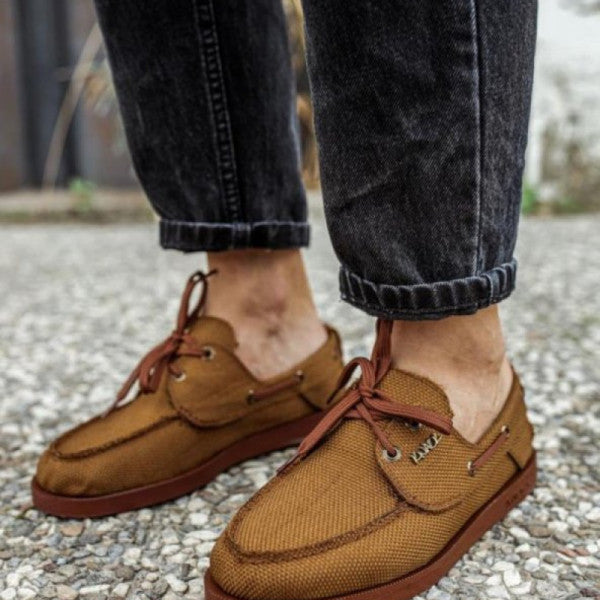 Knack Seasonal Linen Shoes 008 Tan