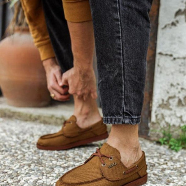 Knack Seasonal Linen Shoes 008 Tan