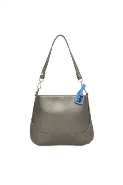 Bagmori Gray Oval Molded Piece Bag