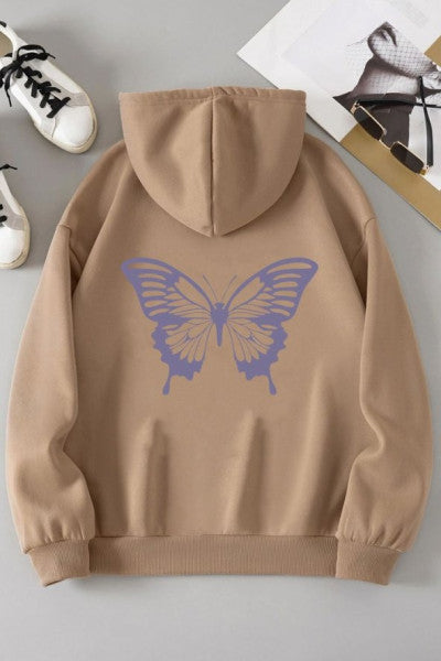 Unisex Butterfly Printed Sweatshirt