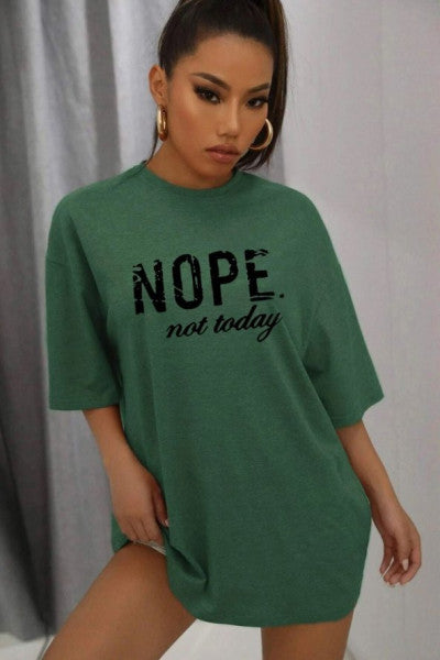 Unisex Not Today Printed T-Shirt