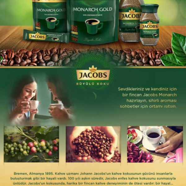 Jacobs Monarch Gold Coffee 200 gr Eco Package