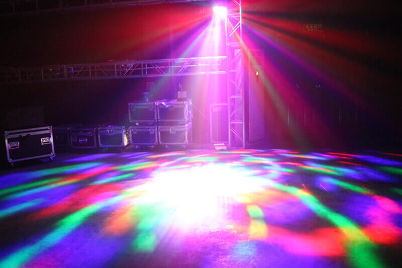 Led Strobe Stage Lights Projected