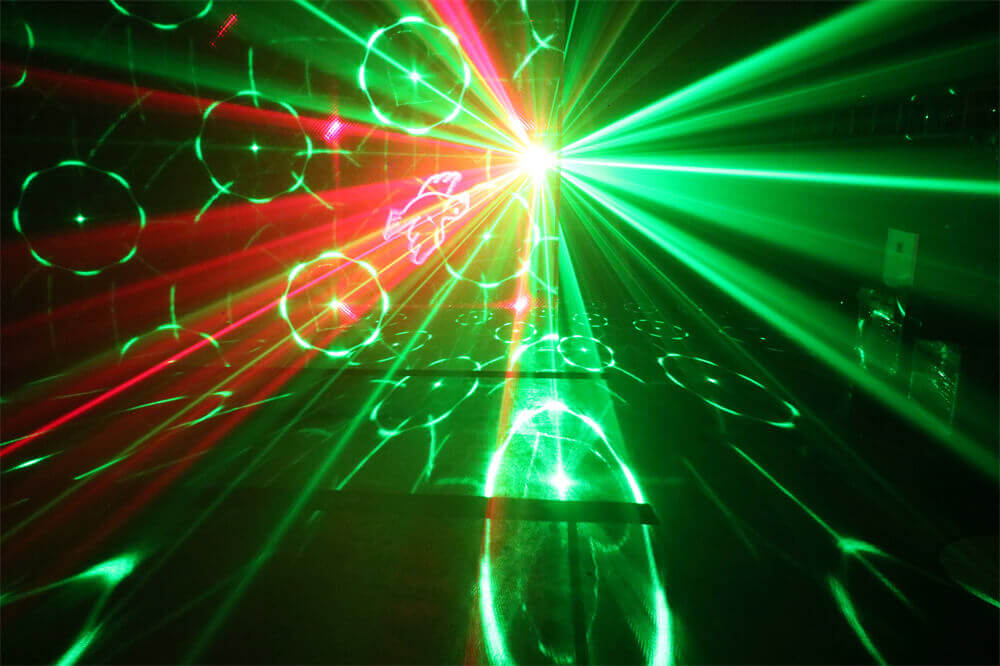 DJ Lasers Lights Multiple Patterns