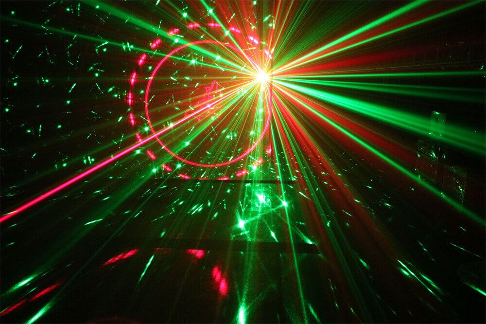 DJ Lasers Lights Multiple Patterns
