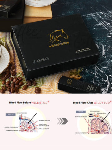 Blood flow before or after Working Principle of WildStud™ Maca Energy Coffee