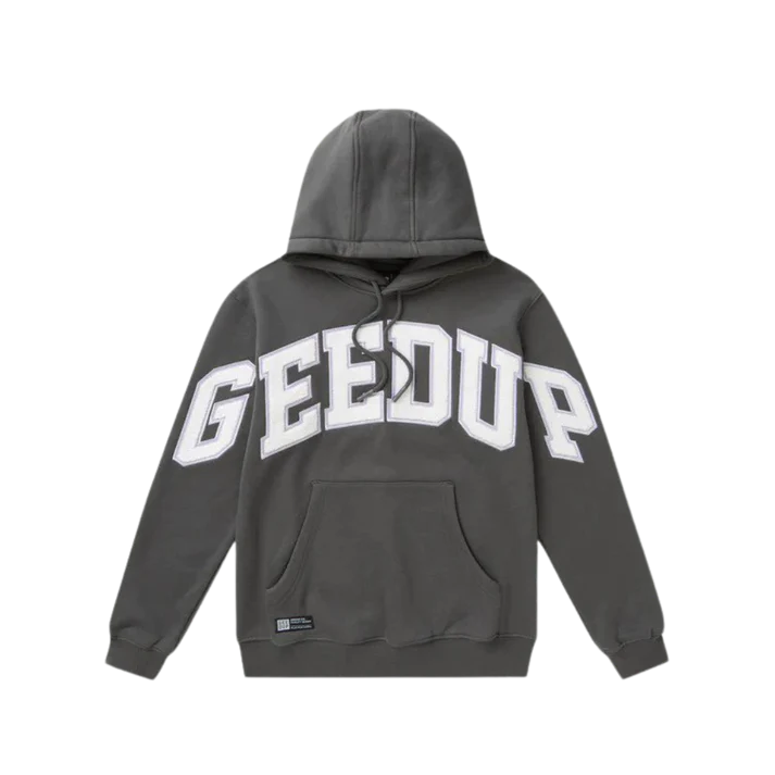 Geedup Team Logo Hoodie Asphalt Grey