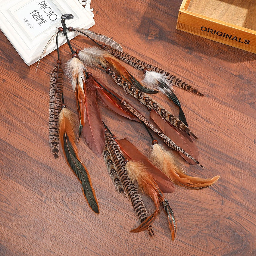 Tassel Feather Hair Combs