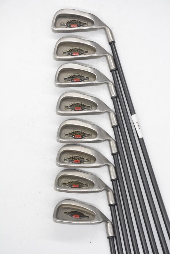 Callaway Big Bertha 1996 3-PW Iron Set R Flex -0.75