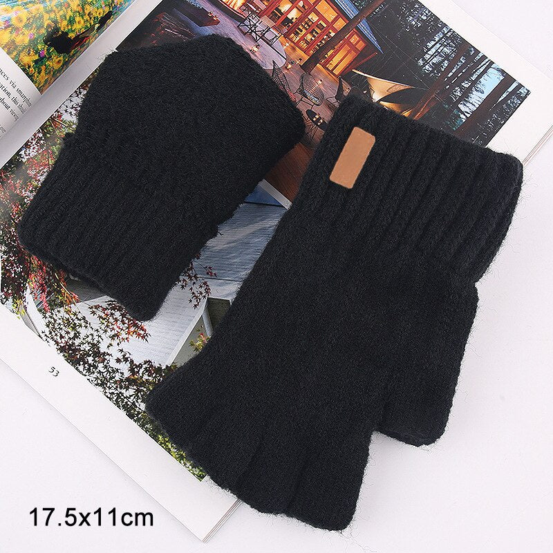 Knit Fingerless Gloves