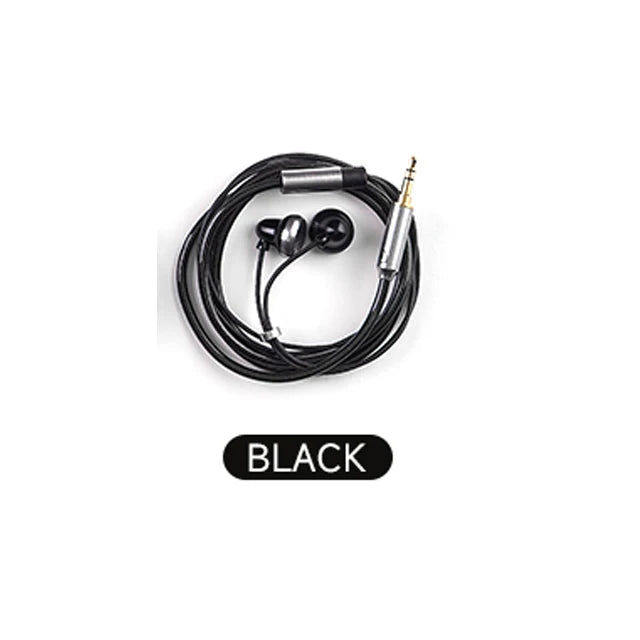 Temperament-X3 In Ear Flat Head Plug Earphones HIFI Wired Flat Headset