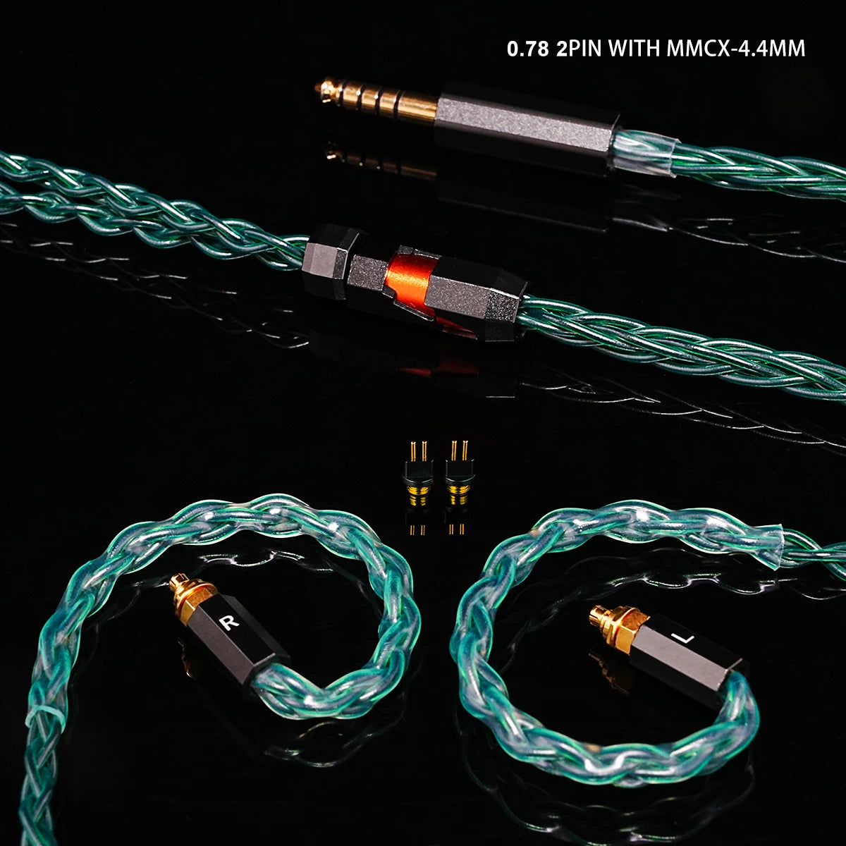 Yongse Glory Single Crystal Silver-plated Copper +Graphene Earphones Upgrade Cable