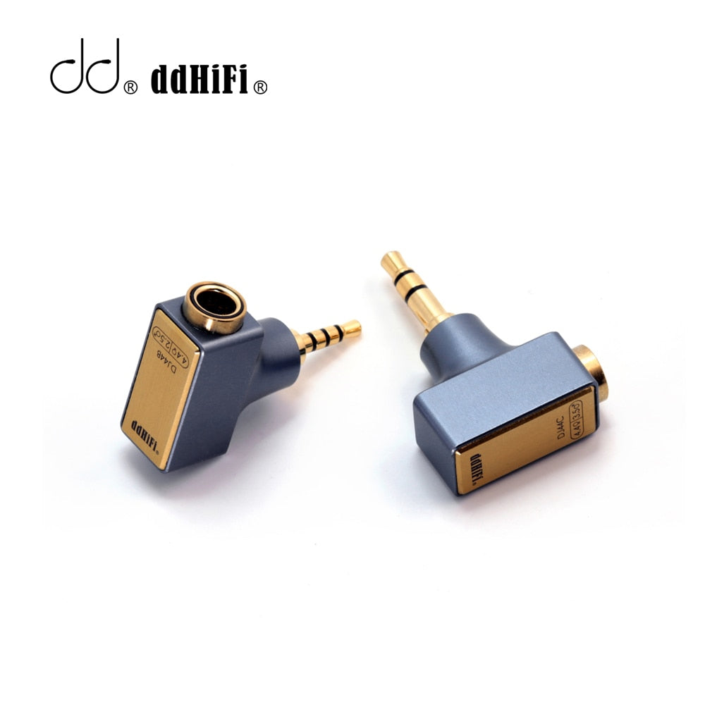 ddHiFi DJ44B / DJ44C Mark II, 4.4mm Female to 2.5mm / 3.5mm Male Headphone Adapter