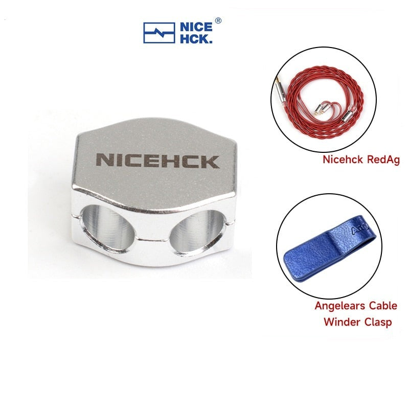 NiceHCK HiFi Cable Slider Alloy Material Shock Absorbing and Reduce Stethoscope effect Acoustic