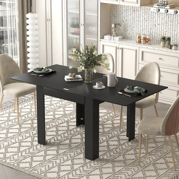 Mjkone Modern Folding Extendable Dining Table