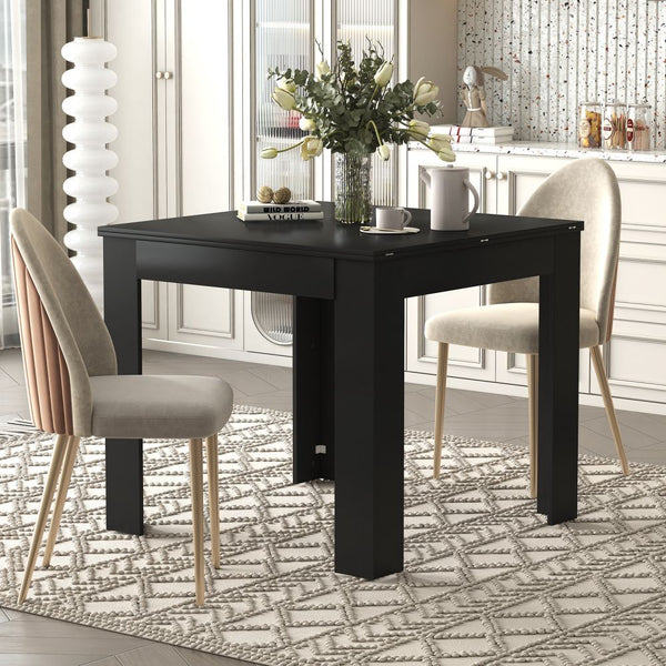 Mjkone Modern Folding Extendable Dining Table