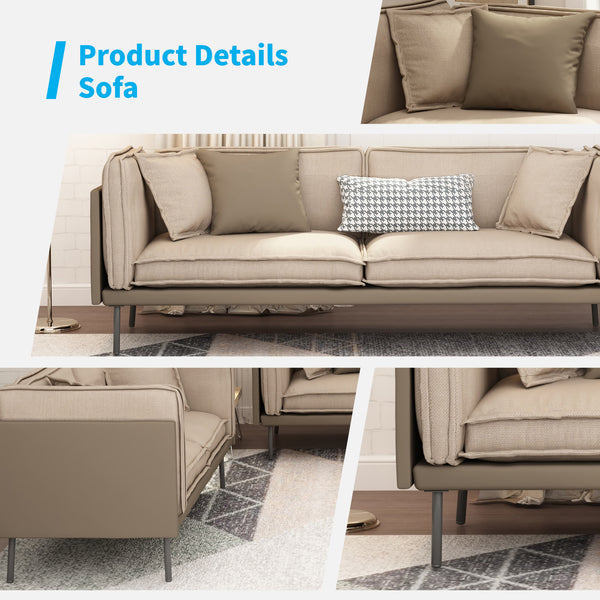 Mjkone Upholstered Sectional Sofa